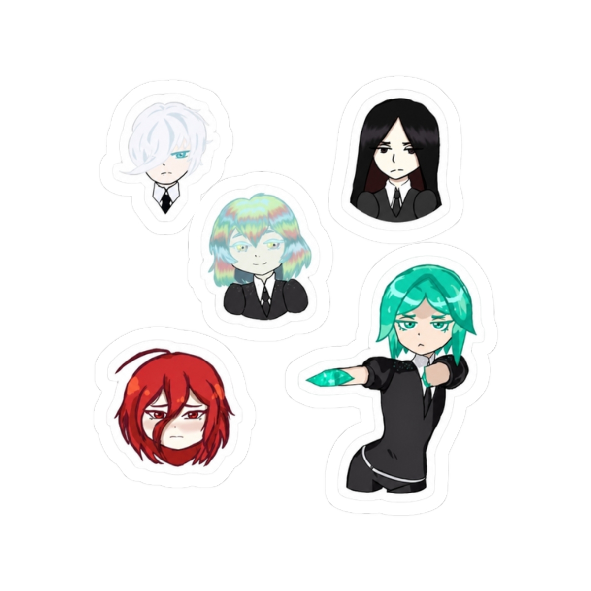 Land of the Lustrous Sticker - alternate angle 3, merchandise