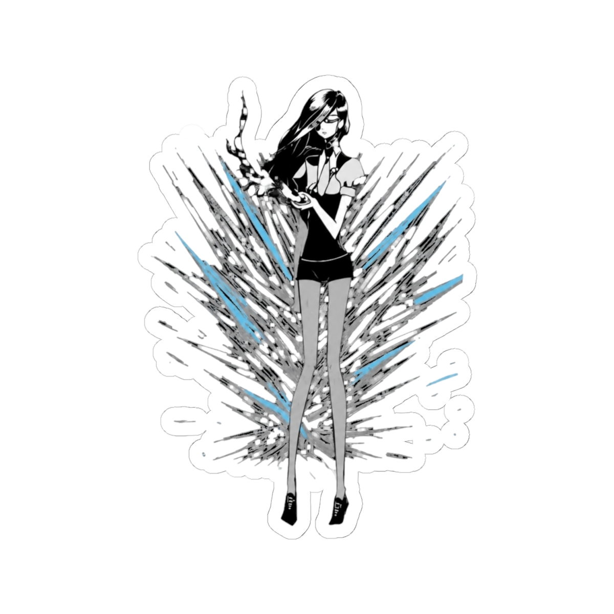 Land Of The Lustrous ''PRAY FOR HAPPINESS'' V1 Manga Anime Sticker - alternate angle 1, merchandise
