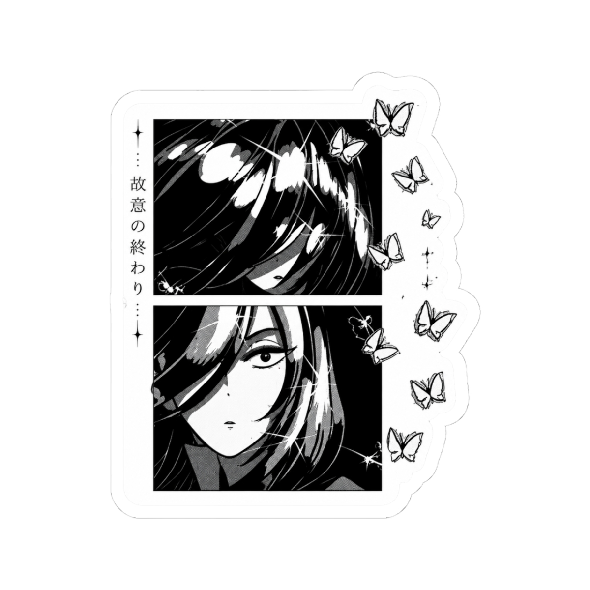 Land Of The Lustrous ''END OF HOSTILITY'' Manga Anime Sticker - Official stickers merchandise