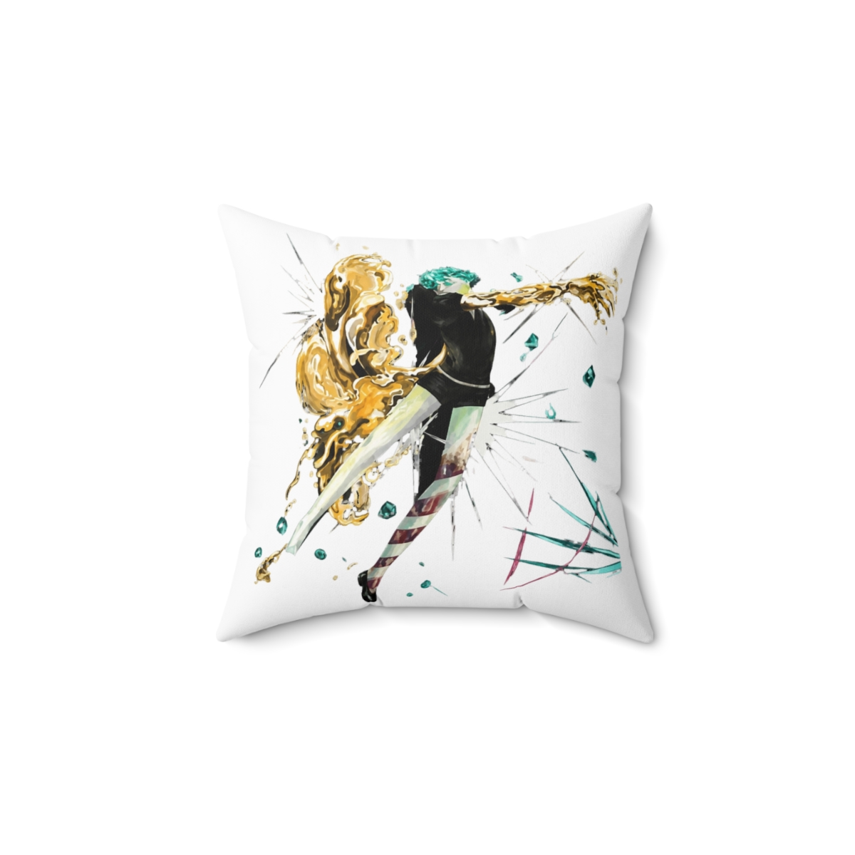 Phosphophyllite Houseki No Kuni Throw Pillow | Land of the Lustrous - Official Creator merchandise